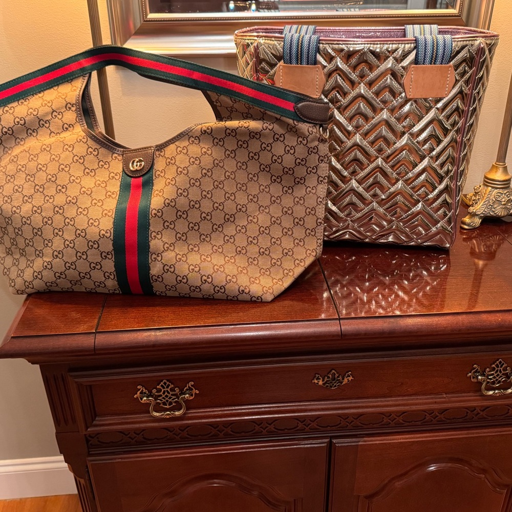 Consuela Purple and Pink Interior Bag